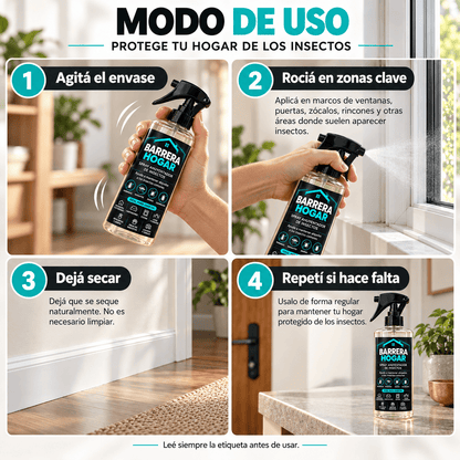 Barrera Hogar – Protección Repelente contra Cucarachas e Insectos